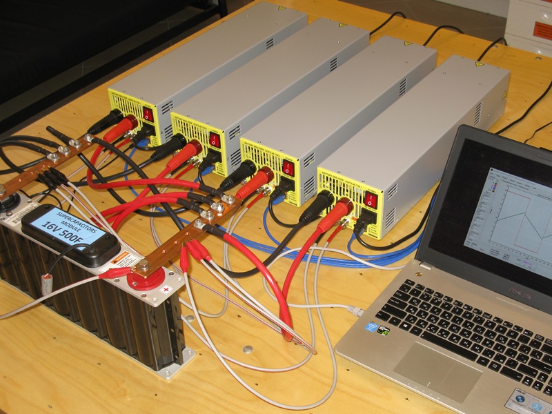 battery testers parallel operation
