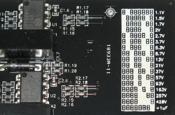 USB data logger MRD420.6G voltage divider table