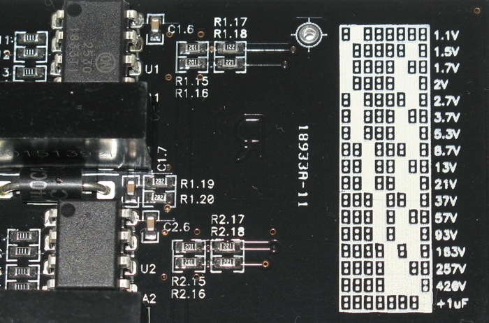 Input divider settings of USB recorder MRD420.6G